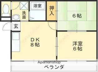 フェアモント【302号室】の間取り