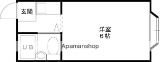ロイヤル柏原【106号室】の間取り