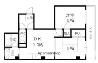 アダチイエム【4階】の間取り