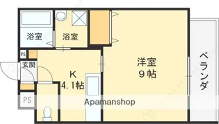 1Kの間取り画像