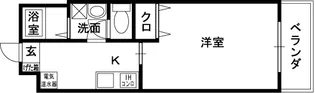 1Kの間取り画像