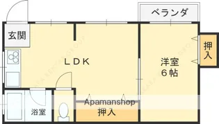 山本コーポ【103号室】の間取り