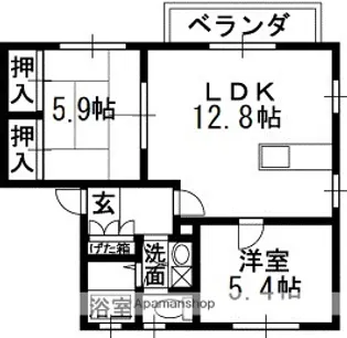 ケンジントンロード【1階】の間取り