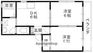 フレグランス【2階】の間取り
