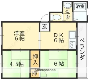 MKマンション【108号室】の間取り