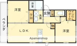 シャーメゾン ヴィルヌーブ【2階】の間取り