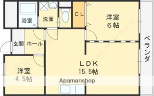 パブリックマンション【308号室】の間取り