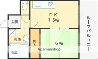 メゾンカタケ【507号室】の間取り