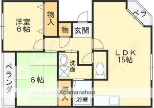 さくら館【307号室】の間取り