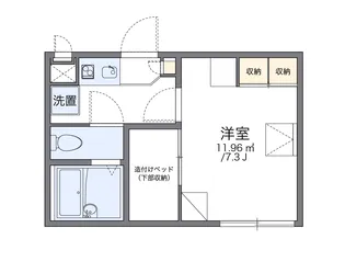レオパレスRELOAD【1階】の間取り