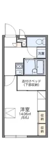 レオパレスYAO【1階】の間取り