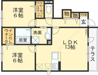 グランディオーソ【1階】の間取り