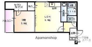 チェリーブロッサムⅠ番館【0205号室】の間取り
