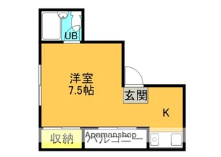 鰺坂マンション【201号室】の間取り