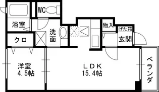 ライン・テラ【1階】の間取り