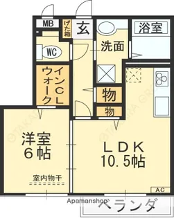 EAST FOREST【3階】の間取り