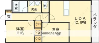 グランヴェール青山A棟【1階】の間取り