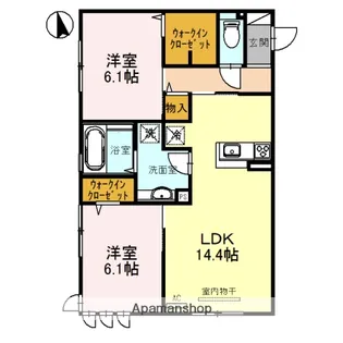 オリーヴ【1階】の間取り