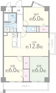メゾンマルソー【4階】の間取り