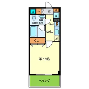 BRVEGHEL(ブリューゲル)【202号室号室】の間取り