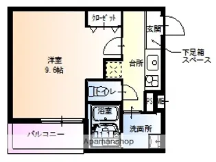 フジパレス喜連瓜破Ⅲ番館【3階】の間取り