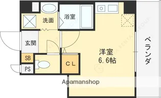 C.REST八尾【4階】の間取り