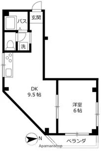 ハイツハピネス【301号室】の間取り
