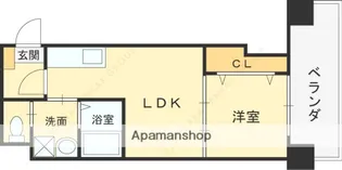 フウキレジデンス【5階】の間取り