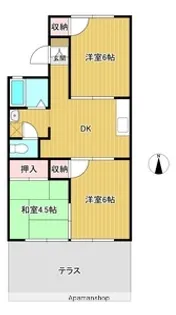 メゾン大久保B棟【103号室】の間取り