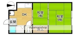 正覚マンション【302号室】の間取り