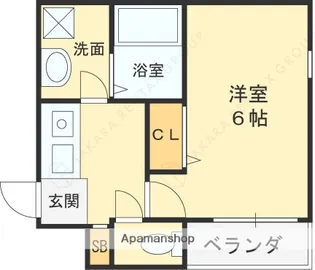ウィンドベル平野本町【2階】の間取り