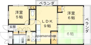 アクティ21【105号室】の間取り