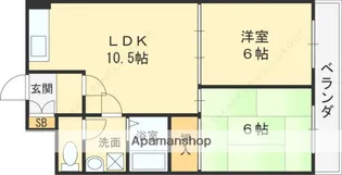 ファースト平野【303号室】の間取り