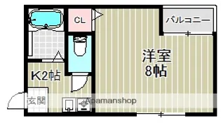 コーポ泰山【2階】の間取り