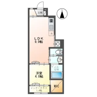 アイリス(Iris)【1階】の間取り