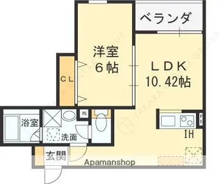 F+style柏原上市【3階】の間取り