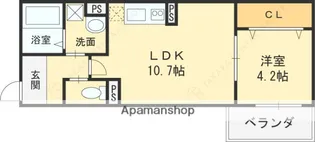 REGIES八尾高安【3階】の間取り