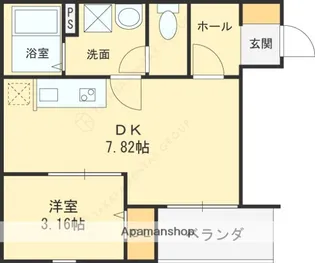 FSTYLE八尾北久宝寺【1階】の間取り