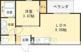 F+style八尾北久宝寺【2階】の間取り
