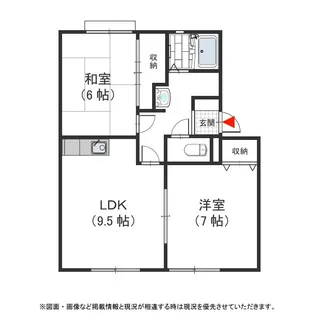 アーバンライフ芝田 C【102号室号室】の間取り