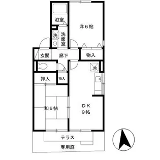 RIHITO八尾 ABC棟 C【101号室】の間取り