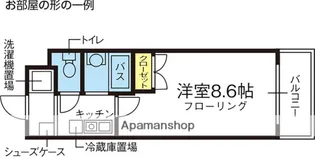 大学生協学生会館TAISHOU【1303号室】の間取り