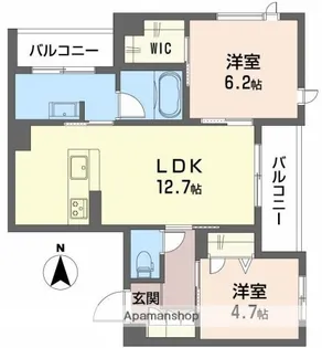 シャーメゾン大晶【301号室】の間取り