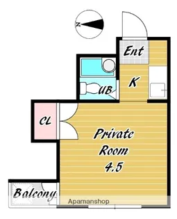 出戸ターミナルハイツ【302号室】の間取り