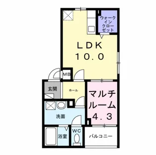 ハートウェル【2階】の間取り