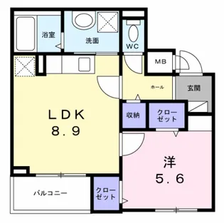 ハートウェル【2階】の間取り