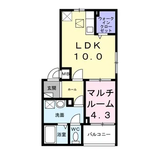 ハートウェル【1階】の間取り
