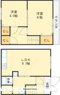 ALIVIO(アリビオ)本郷【H号室】の間取り