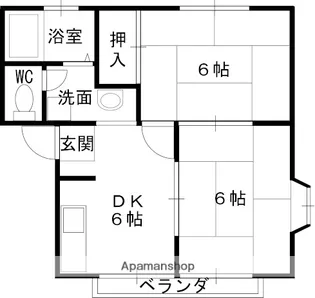 ペアシティ【2階】の間取り