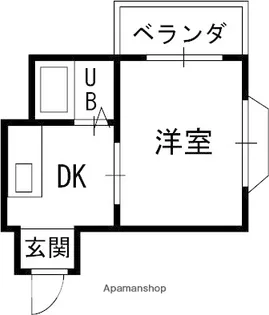 ジュネス菱屋西【1階】の間取り